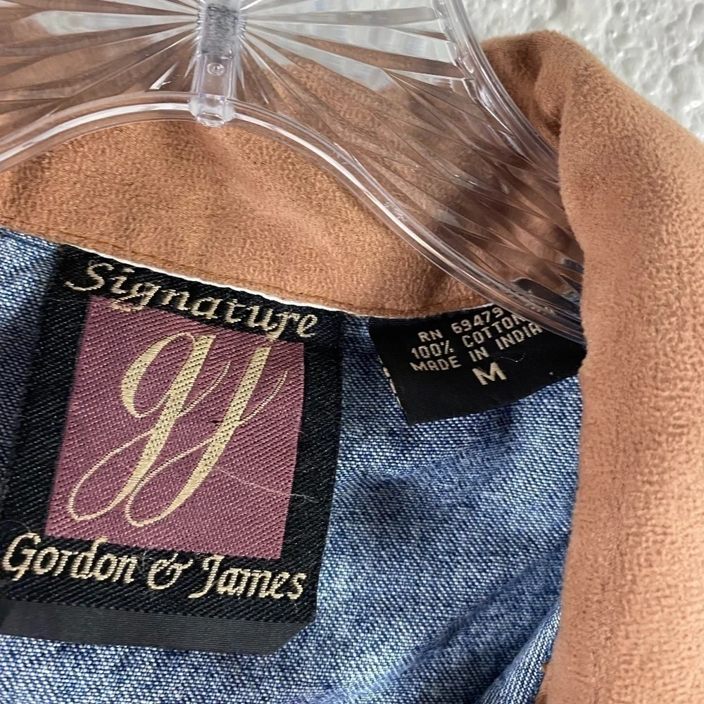 Gordan & James Y2K Denim Vest SZ M